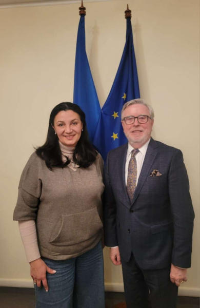 Іванна Климпуш-Цинцадзе обговорила інституційну спроможність Верховної Ради України з Петом Коксом0