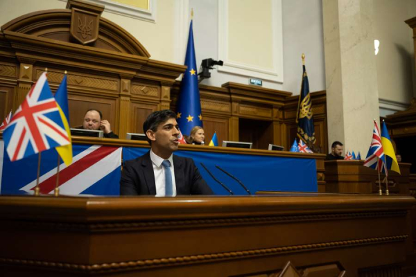 Виступ Прем'єр-міністра Сполученого Королівства Великої Британії та Північної Ірландії Ріші Сунака у Верховній Раді України, 12 січня 2024 року3