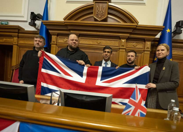 Виступ Прем'єр-міністра Сполученого Королівства Великої Британії та Північної Ірландії Ріші Сунака у Верховній Раді України, 12 січня 2024 року6