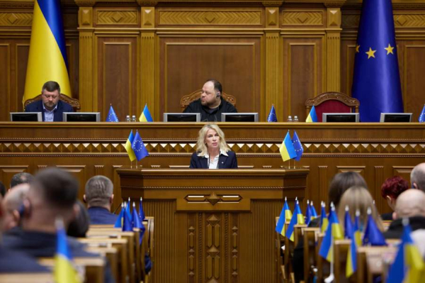 Виступ Президентки Парламентської асамблеї ОБСЄ Піі Кауми у Верховній Раді України (6 лютого 2024 року)4