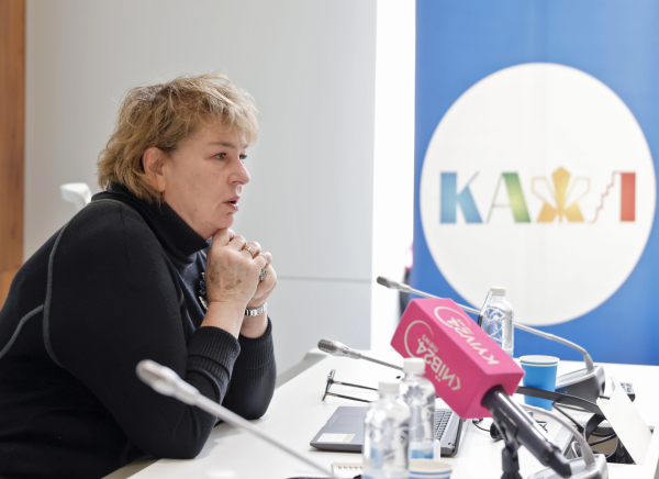 Для слухачок Київської академії жіночого лідерства гостьову лекцію провела директорка Інституту демографії та соціальних досліджень НАН України Елла Лібанова (+фото)1