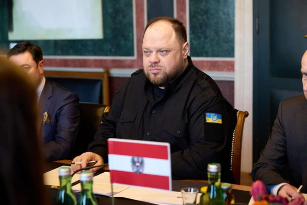 Голова Верховної Ради України Руслан Стефанчук провів робочу зустріч із Президентом Національної Ради Австрії Вольфгангом Соботкою2