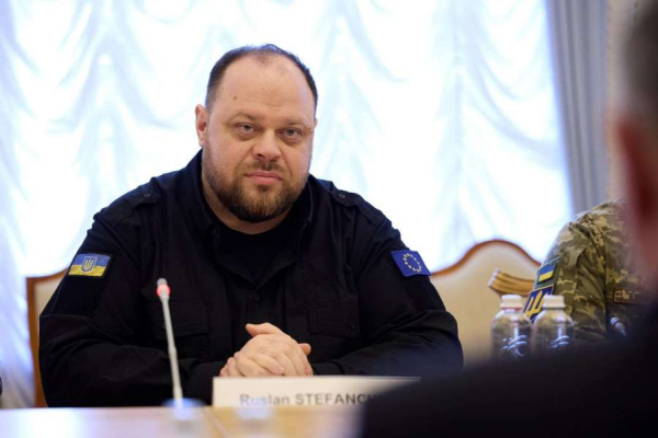 Спікер Парламенту України Руслан Стефанчук провів робочу зустріч із Головою Військового Комітету НАТО, адміралом Робом Бауером1