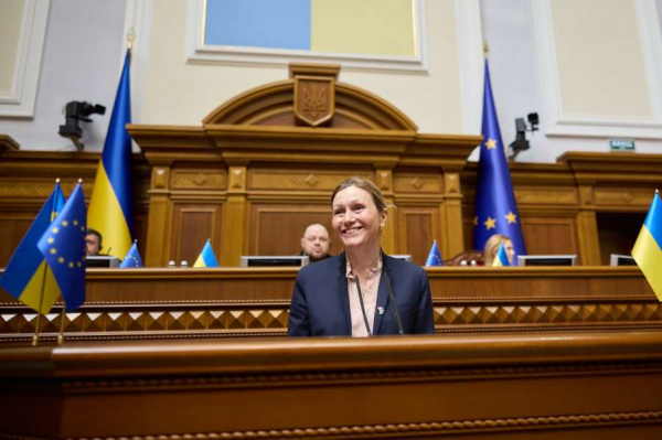 Виступ Голови Національних зборів Французької Республіки Яель Брон-Піве у Верховній Раді України, 28 березня 2024 року10