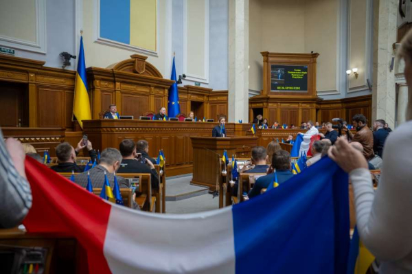 Виступ Голови Національних зборів Французької Республіки Яель Брон-Піве у Верховній Раді України, 28 березня 2024 року5