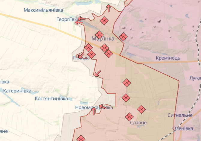 Карта: DeepState