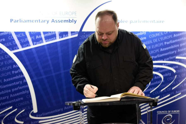 Голова Верховної Ради України Руслан Стефанчук провів робочу зустріч із Президентом ПАРЄ1
