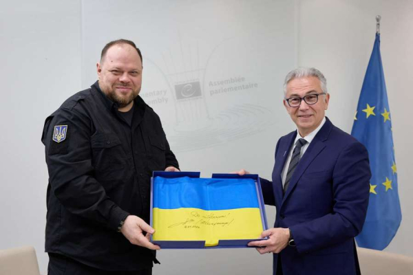 Голова Верховної Ради України Руслан Стефанчук провів робочу зустріч із Президентом ПАРЄ2
