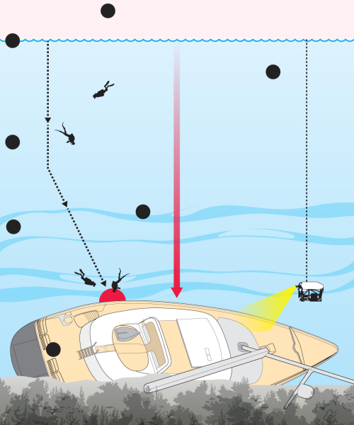 Всередині затонулої суперяхти Bayesian знайшли тіло 