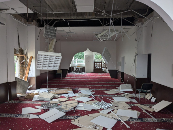 Через ракетний удар по Києву постраждала мечеть на Нивках1