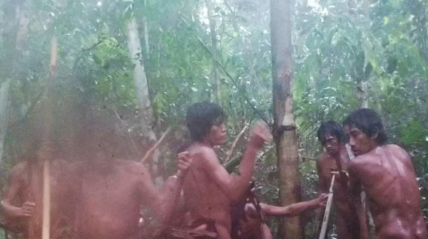 У джунглях Амазонки вперше сфотографували дике ізольоване плем'я масако0