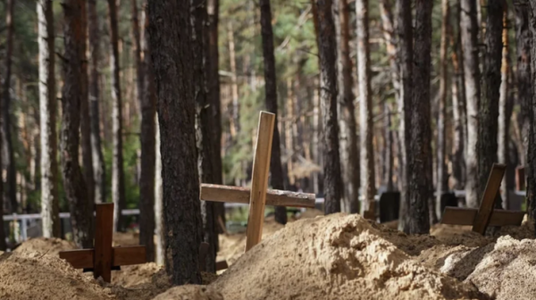 Тіла 22 людей, які загинули під час окупації Ізюма, досі не ідентифікували0