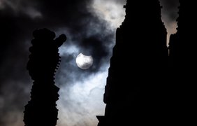 Жителі Європи змогли побачити сонячне затемнення6