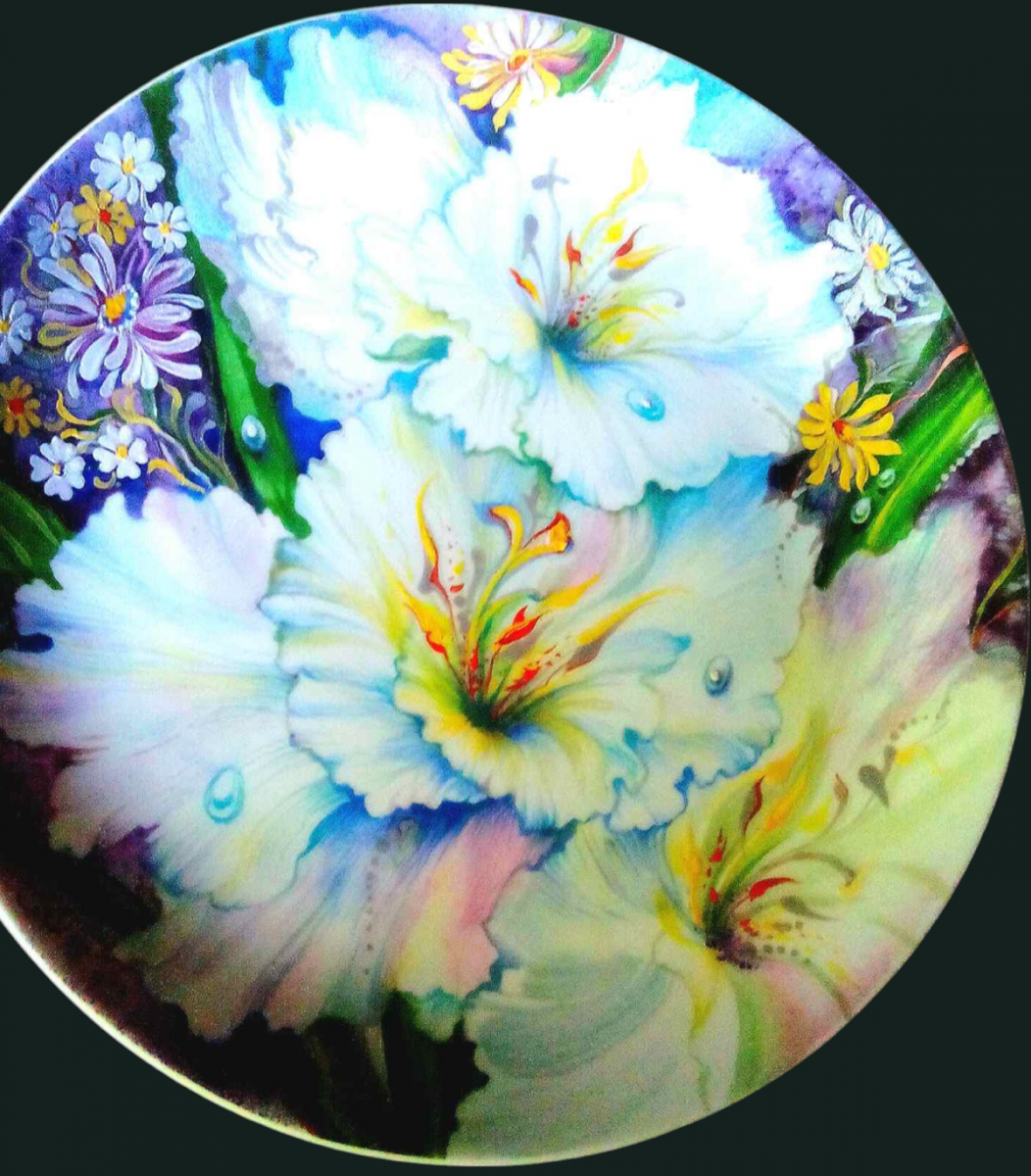 Ю. Красна. Таріль «Сльоза гладіолуса». Київ. 20281