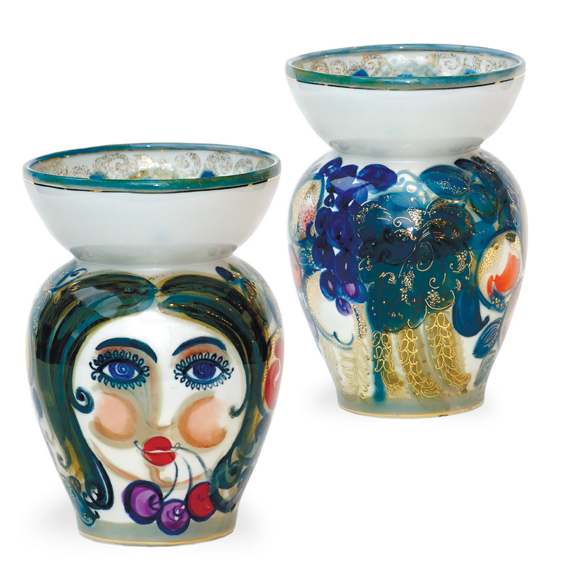 Микола та Валентина Трегубови. Декоративна ваза «Літо». Коростенський фарфоровий завод. 19773