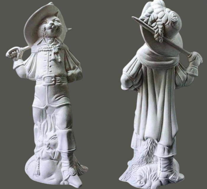 О. Шевченко. Скульптура «Кіт у чоботях». Коростенський фарфоровий завод, 19933