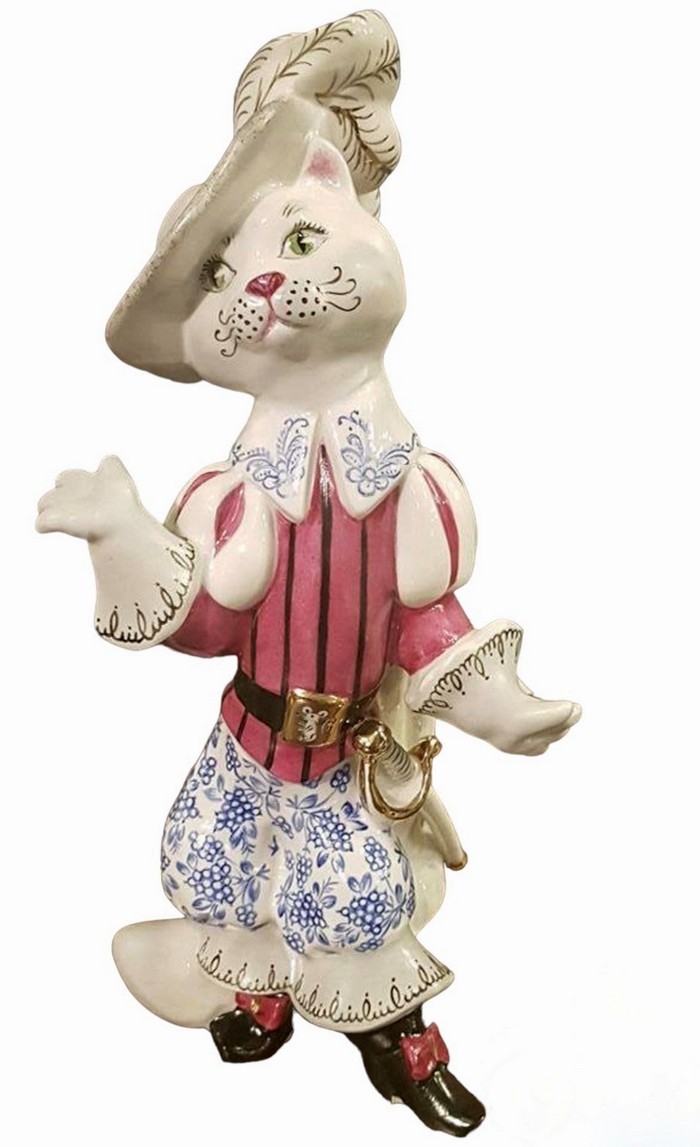 Л. Лозова. «Кіт у чоботях». Київський експериментальний кераміко-художній завод. 19882