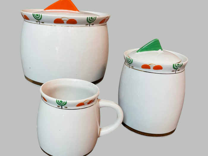 Микола Старченко. Набір для сніданку. Коростенський фарфоровий завод. 19623