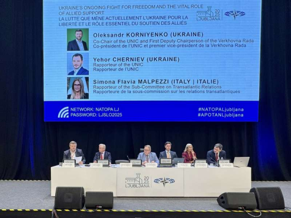 Українська парламентська делегація проводить низку зустрічей у межах 71-ї щорічної сесії Парламентської Асамблеї НАТО в Словенії5