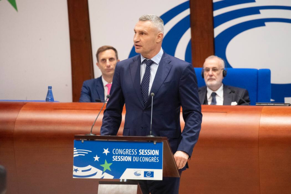 Віталій Кличко виступив у Раді Європи: Дуже важливо, щоб наш драматичний досвід не знадобився нашим партнерам – для цього потрібно повернути мир у Європу0