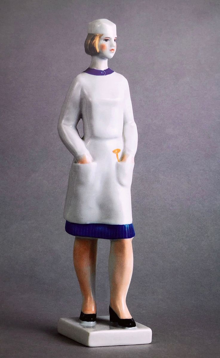 О. Жникруп «Доктор». Київський експериментальний кераміко – художній завод. 1969.2