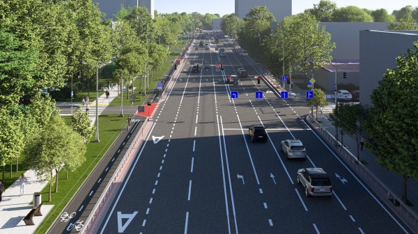 У Києві капітально відремонтують проспект Валерія Лобановського в Солом’янському районі2