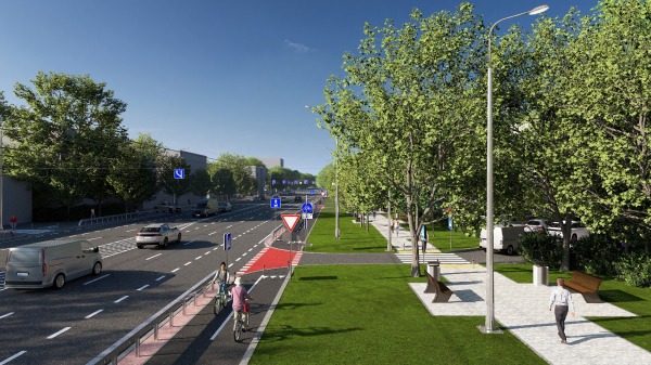 У Києві капітально відремонтують проспект Валерія Лобановського в Солом’янському районі1