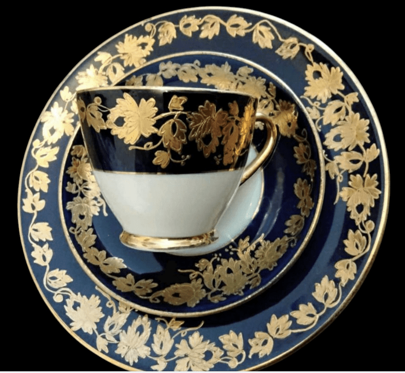 Чайна пара Баранівського фарфорового заводу. 1950-ті Чайна пара Баранівського фарфорового заводу. 1950-ті5