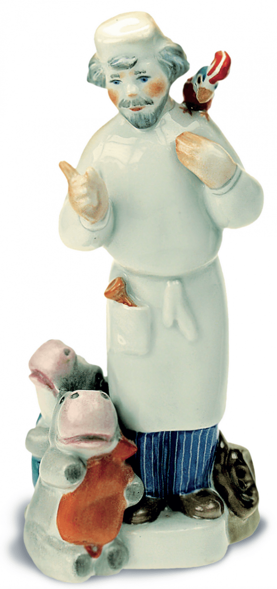 О. Жникруп «Доктор Айболить». Київський експериментальний кераміко-художній завод. 1986 О. Жникруп «Доктор Айболить». Київський експериментальний кераміко-художній завод. 19864