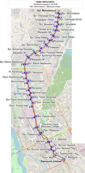 Завтра, 12 січня, рух електротранспорту на лівому березі Києва продовжать дублювати автобуси (+схеми)9