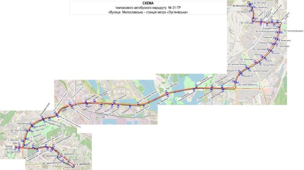 Завтра, 12 січня, рух електротранспорту на лівому березі Києва продовжать дублювати автобуси (+схеми)6