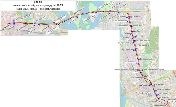 Завтра, 13 січня, для забезпечення транспортного сполучення, рух окремих трамваїв та тролейбусів продовжать дублювати автобуси (+схеми)4