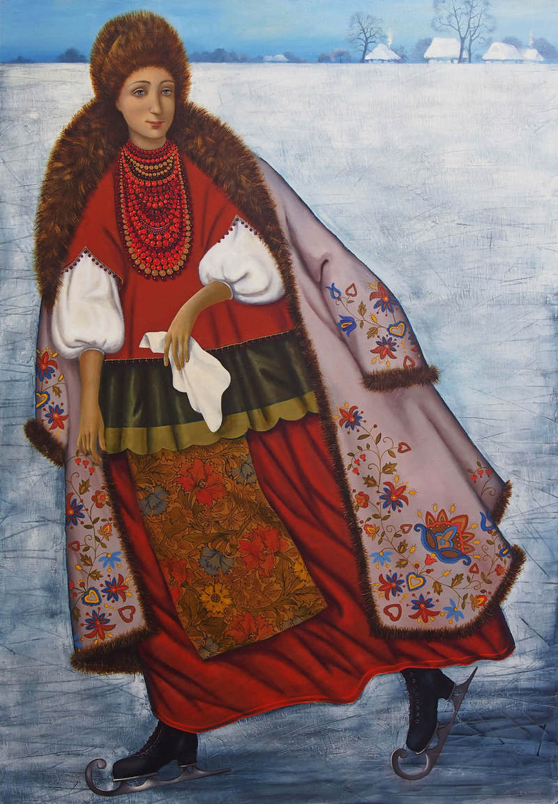 Робота «На ковзанах», за словами Ольги Ковтун, розповідає про ту легкість, яку хочеться зберегти всередині, незалежно від пори року3