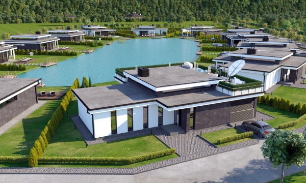 Коттеджный городок Oasis – дома бизнес-класса с выходом к озеру1