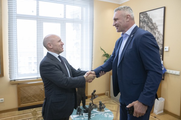 Віталій Кличко зустрівся з Міністром у справах Європи Федеральної землі Гессен ФРН Манфредом Пентцом0